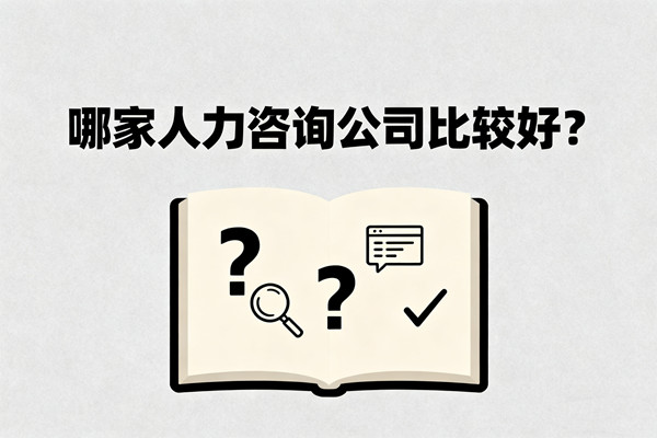 哪家人力咨詢公司比較好？