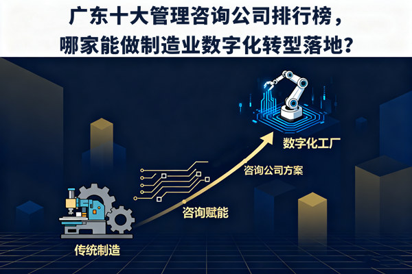 廣東十大管理咨詢公司排行榜，哪家能做制造業(yè)數(shù)字化轉(zhuǎn)型落地？