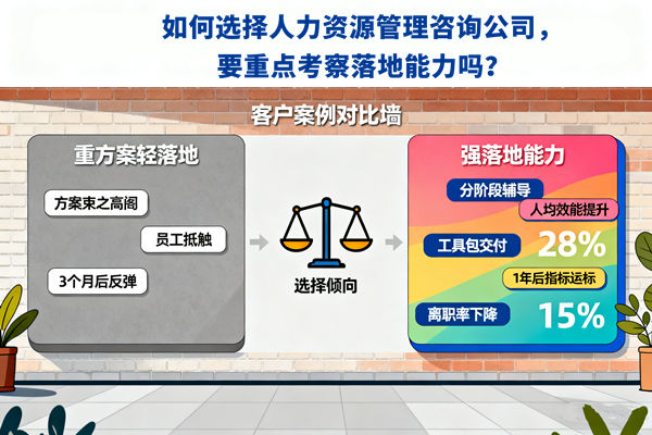 如何選擇人力資源管理咨詢公司，要重點考察落地能力嗎？