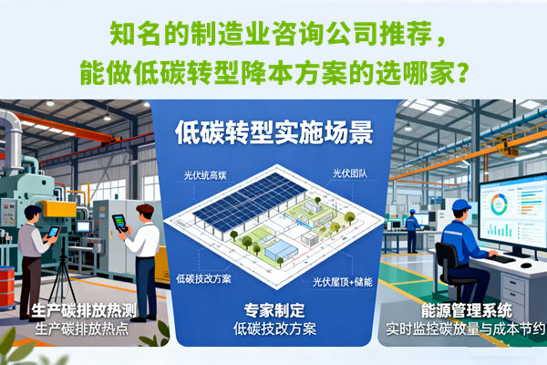 知名的制造業(yè)咨詢公司推薦，能做低碳轉(zhuǎn)型降本方案的選哪家？